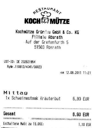 dvma Hffner Kochmtze Restaurant
